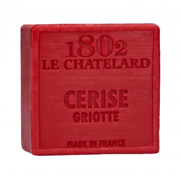 Savon Carré 100 g CERISE GRIOTTE - SANS PALME