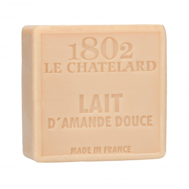 Savon Carré 100 g LAIT D'AMANDE DOUCE - SANS PALME