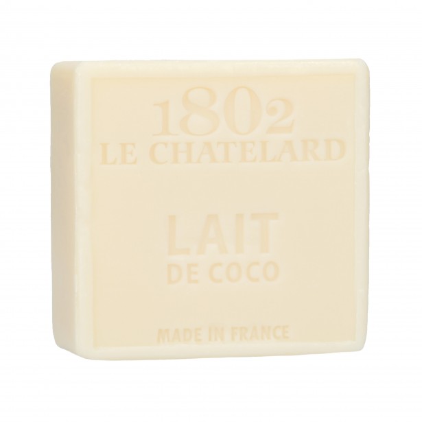 Savon Carré 100 g LAIT DE COCO - SANS PALME