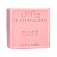 Thumbnail for Savon Carré 100 g ROSE - SANS PALME